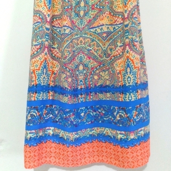 AS u wish Multicolor Sleeveless Shift Dress with Beaded Embellishments - Picture 9 of 11